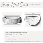Aarde Half Circle Basin
