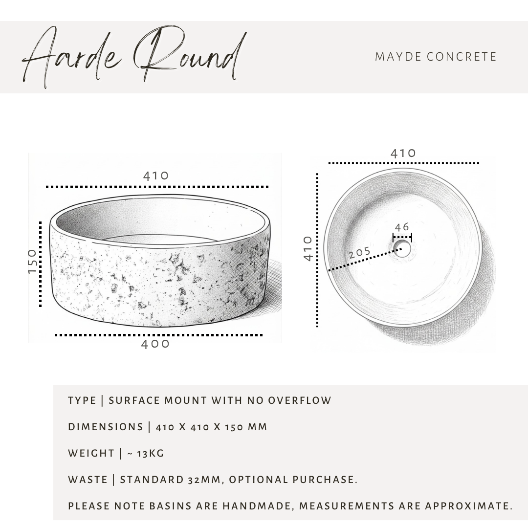 Aarde Round Basin