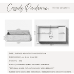 Cassidy Powderroom Basin