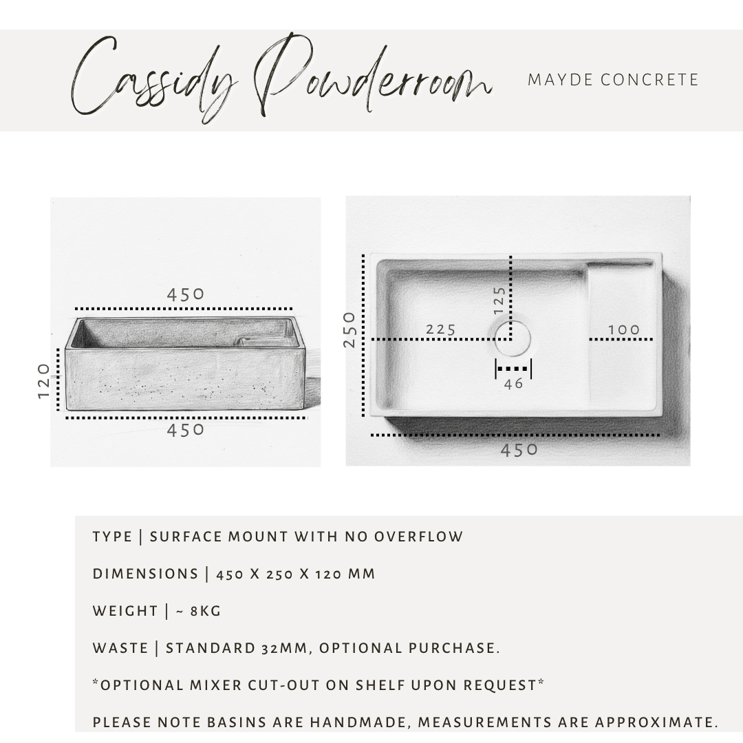 Cassidy Powderroom Basin