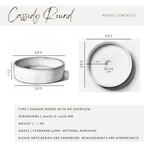 Cassidy Round Basin