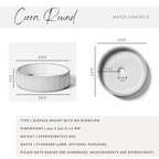 Corra Round Basin