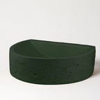 Aarde Half Circle Basin-Mayde Concrete