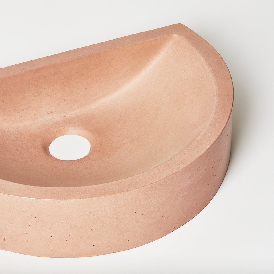 Cassidy Half Circle Basin-Mayde Concrete