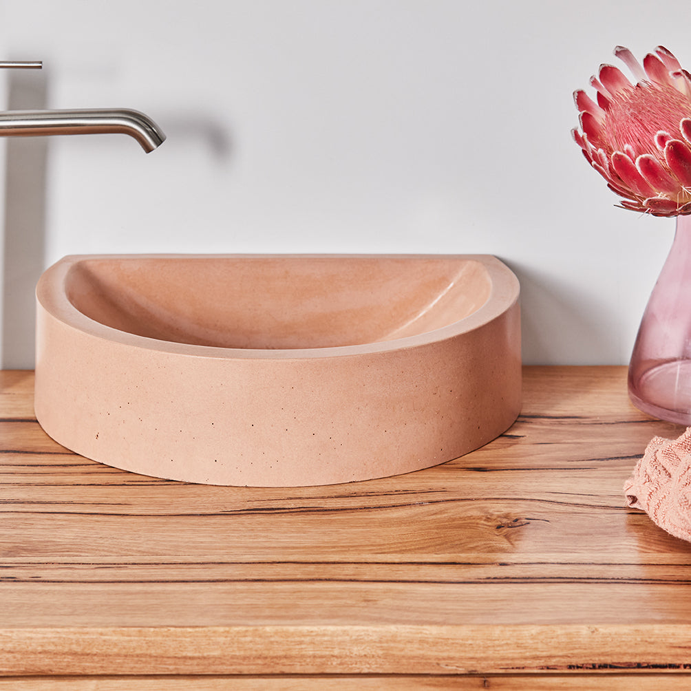 Cassidy Half Circle Basin-Mayde Concrete