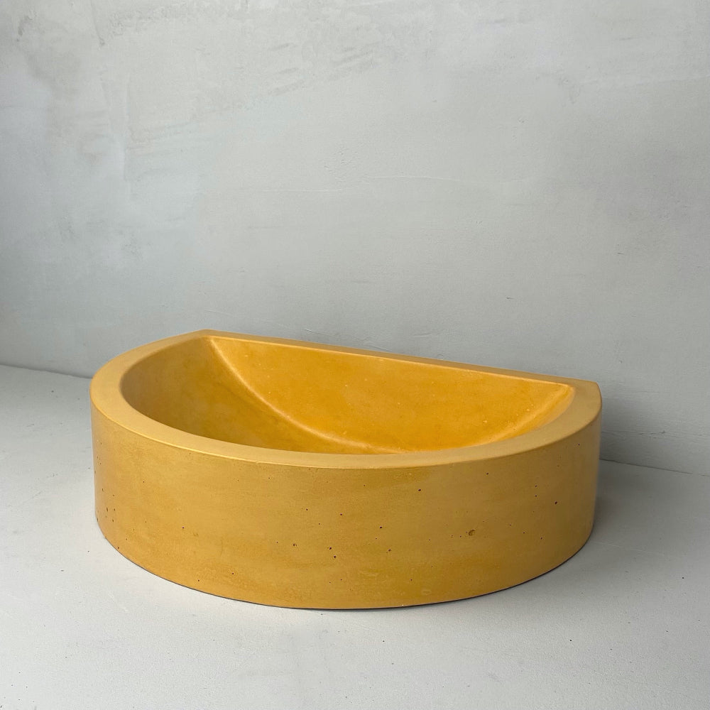 Cassidy Half Circle Basin-Mayde Concrete
