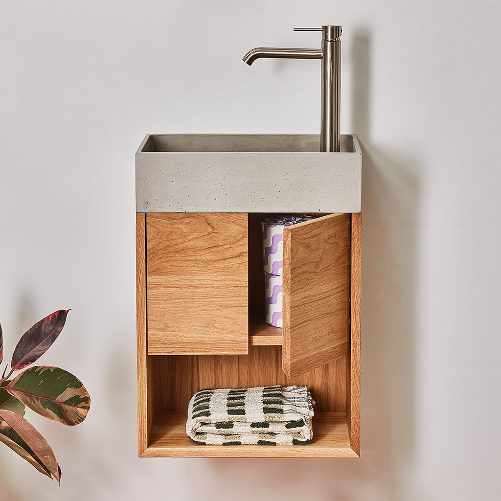 Cassidy Powderroom Basin-Mayde Concrete