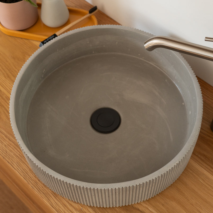 Corra Round Basin-Mayde Concrete