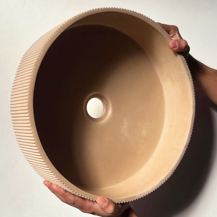 Corra Round Basin-Mayde Concrete