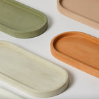 Concrete Oval Tray-Mayde Concrete