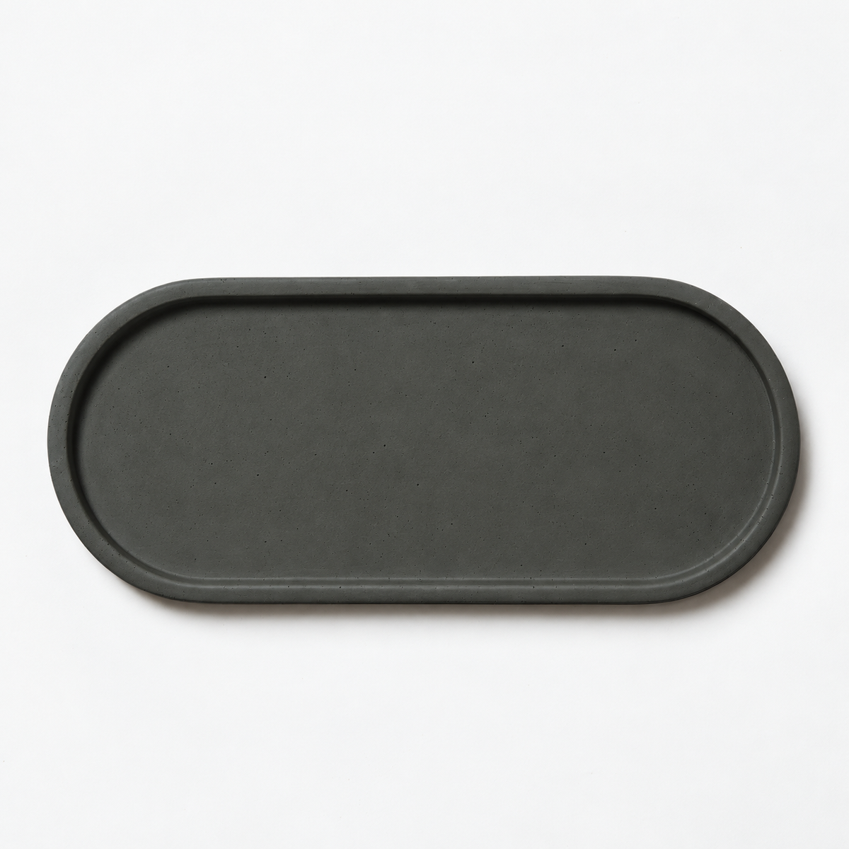 Concrete Oval Tray