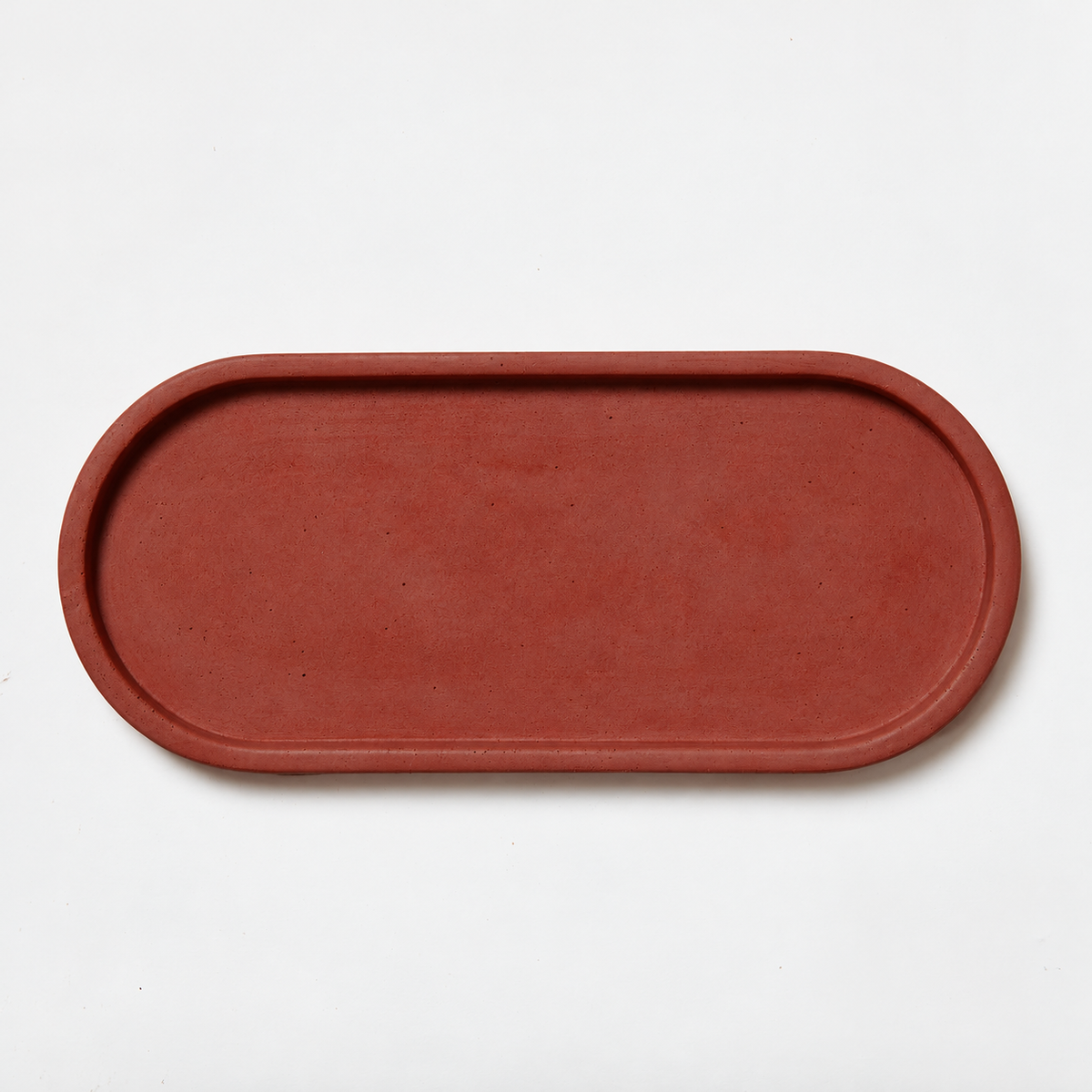 Concrete Oval Tray