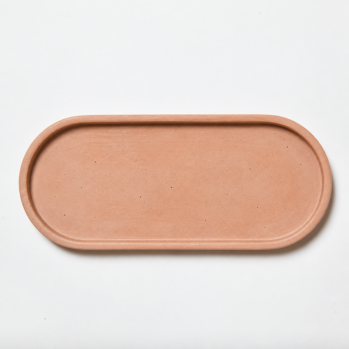 Concrete Oval Tray
