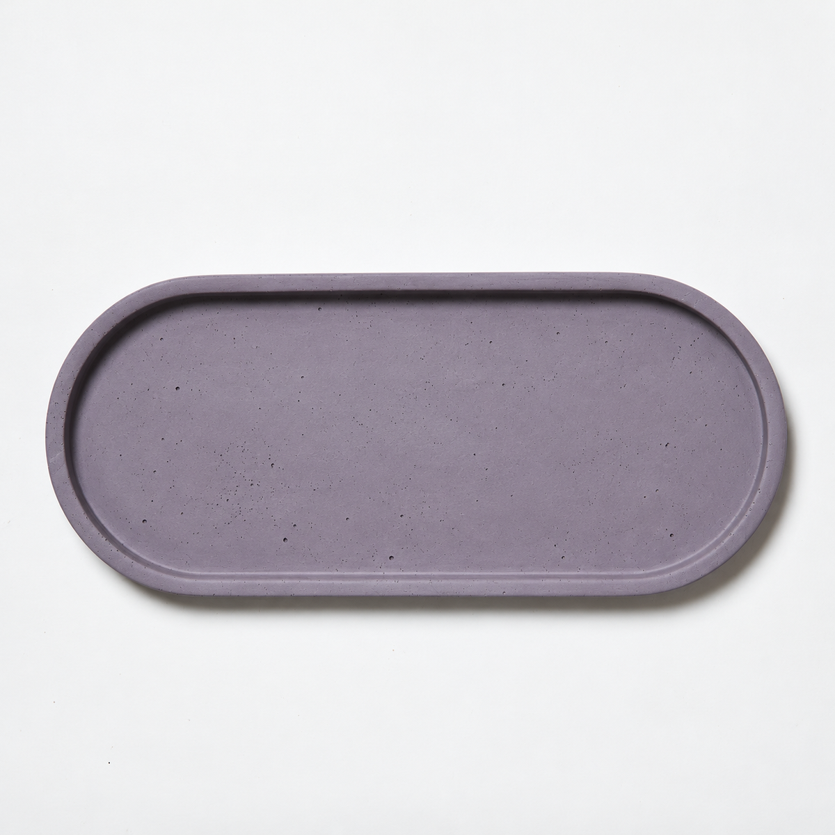 Concrete Oval Tray