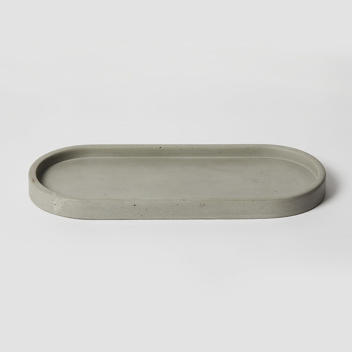 Concrete Oval Tray-Mayde Concrete