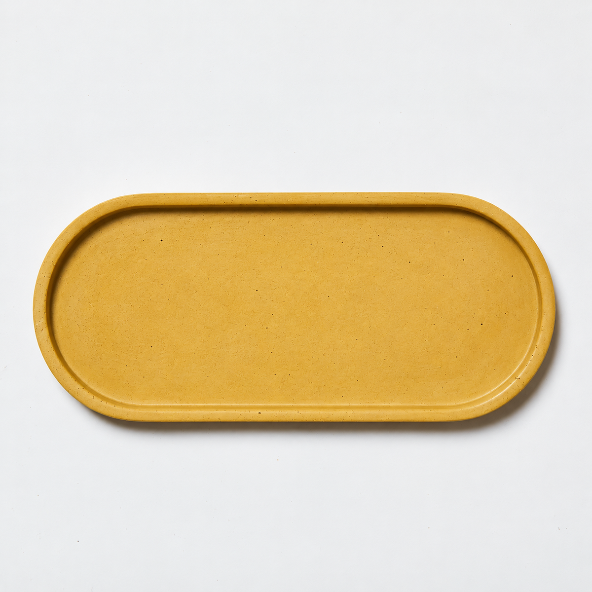 Concrete Oval Tray