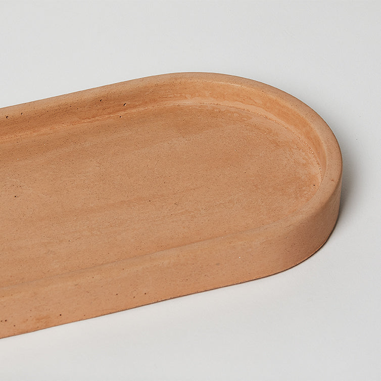 Concrete Oval Tray-Mayde Concrete