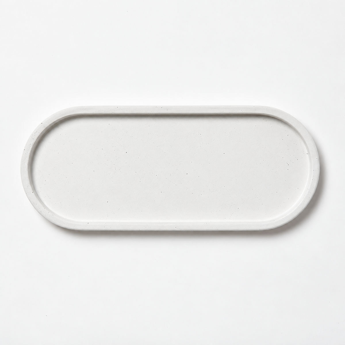 Concrete Oval Tray