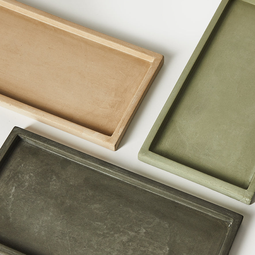Concrete Rectangle Tray-Mayde Concrete