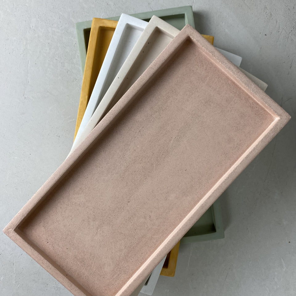 Concrete Rectangle Tray-Mayde Concrete