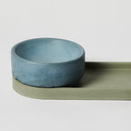 Concrete Round Soap Dish-Mayde Concrete