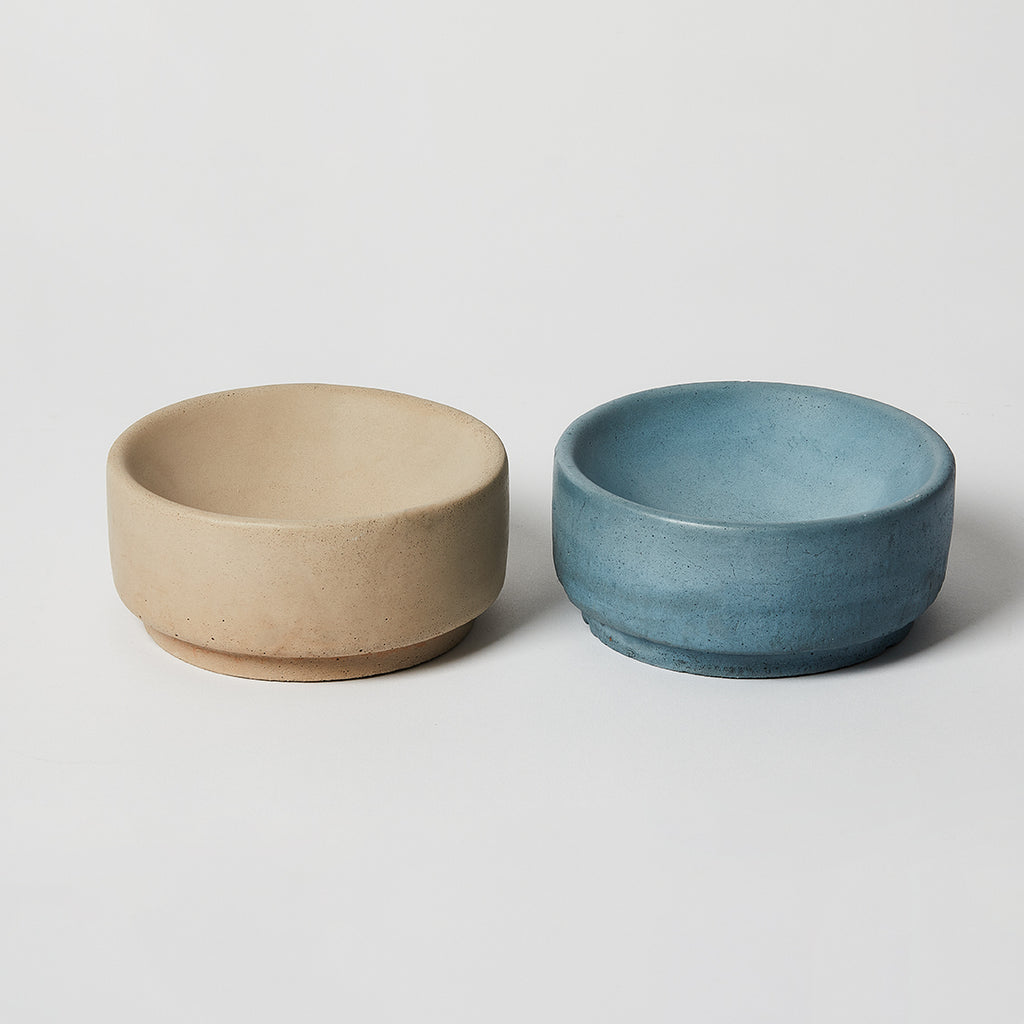 Concrete Round Soap Dish-Mayde Concrete