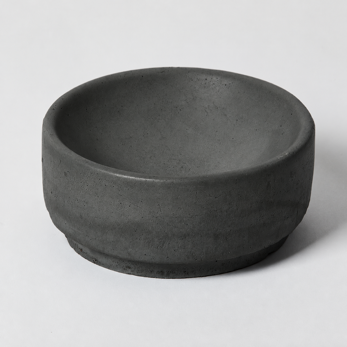 Concrete Round Soap Dish