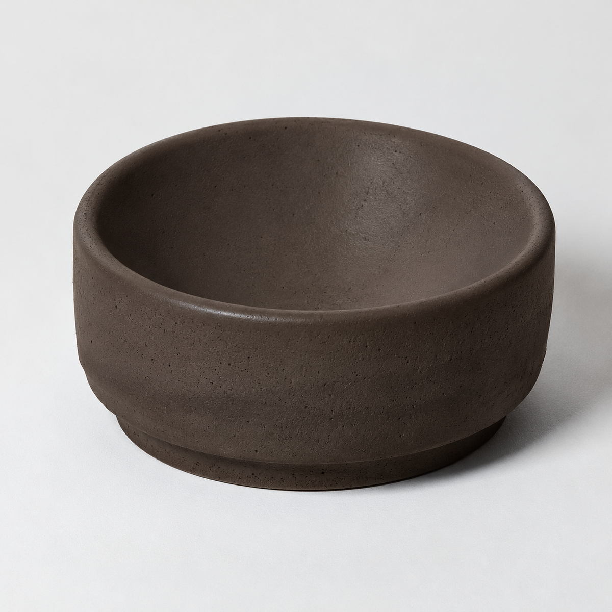 Concrete Round Soap Dish