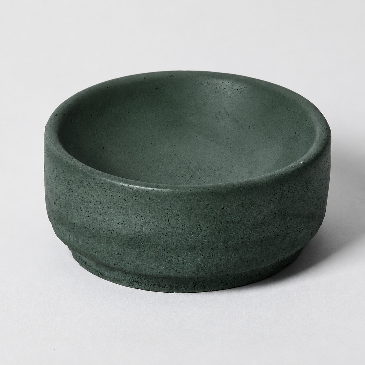 Concrete Round Soap Dish