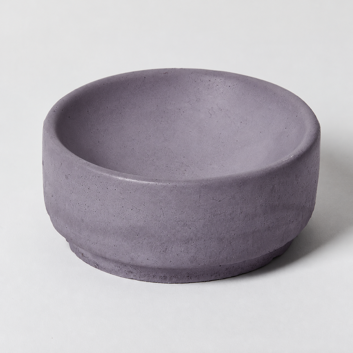 Concrete Round Soap Dish