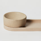 Concrete Round Soap Dish-Mayde Concrete