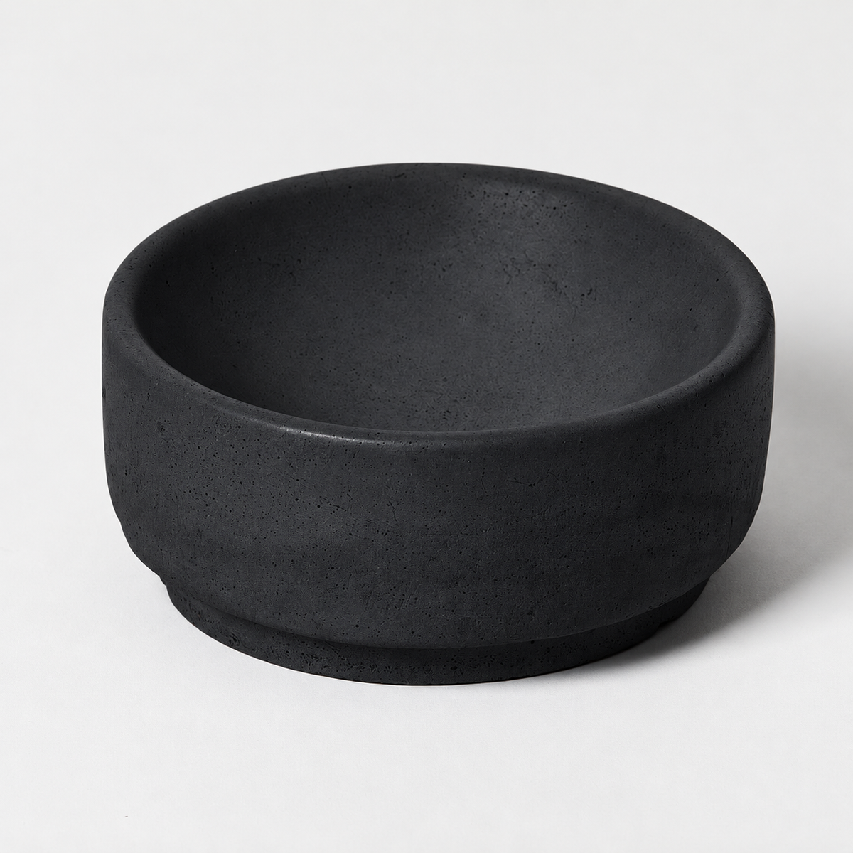 Concrete Round Soap Dish