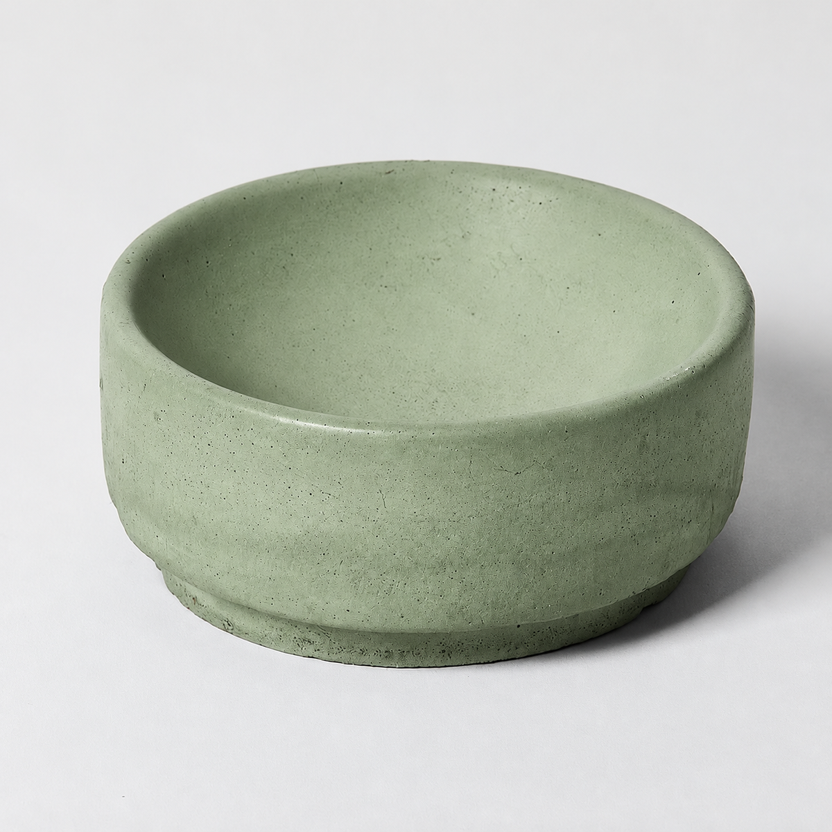 Concrete Round Soap Dish