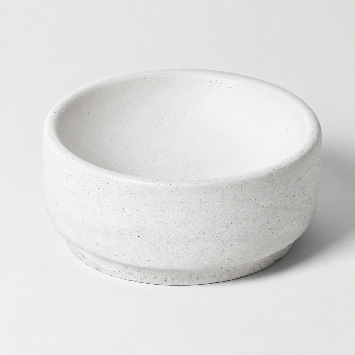 Concrete Round Soap Dish