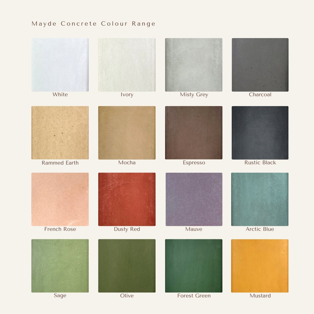Arctic Blue - Colour Sample-Mayde Concrete