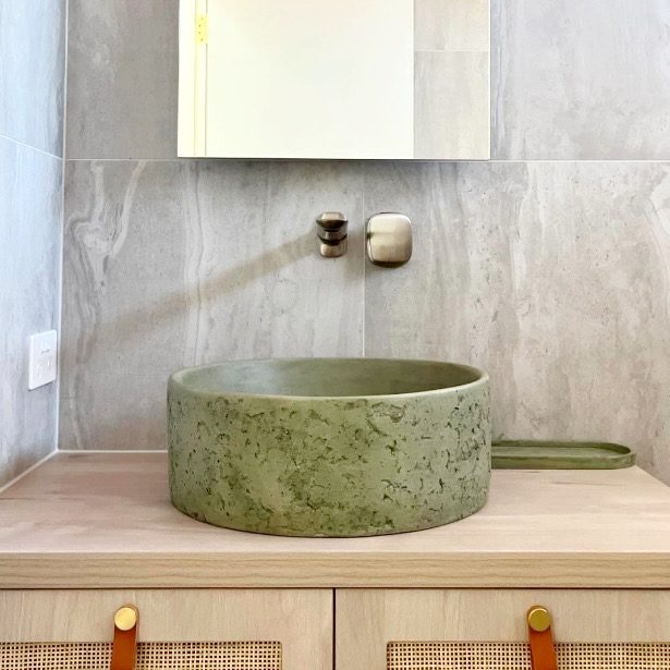 Aarde Round Basin in Sage, St Leonards home