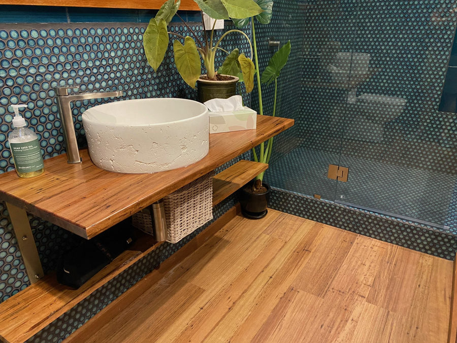 Aarde Round Basin in White, Hobart home