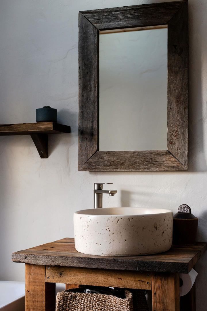 Aarde Round Basin in custom colour, Arizona Living