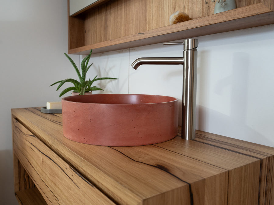 Cassidy Round Basin in custom colour, Styled by Bombora Custom, Torquay